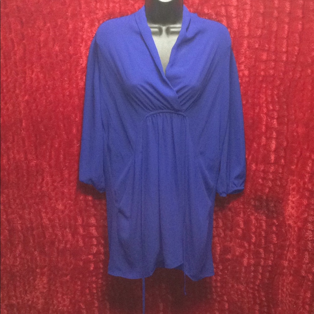 Bar iii bright sapphire dress